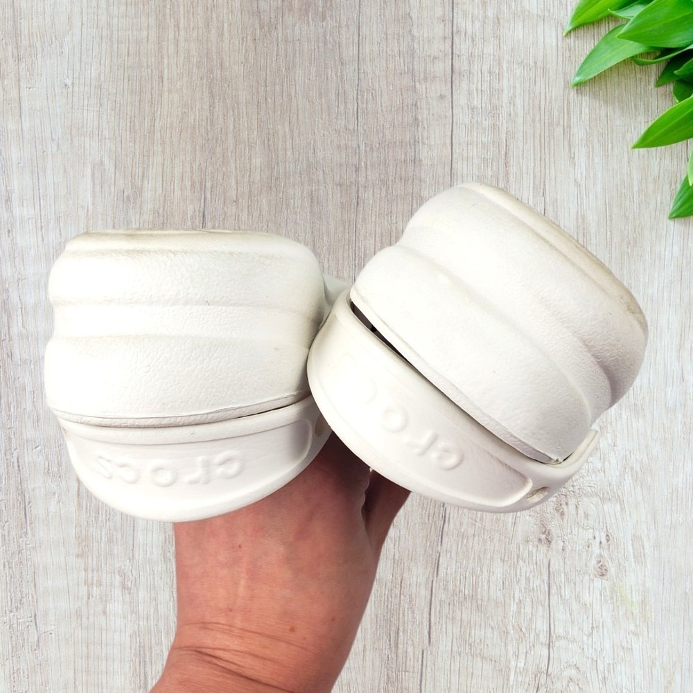Crocs Bistro Work Clog White Slip Resistant Chef Nursing Shoes Mens 7 Womens 9 - Picture 6 of 8
